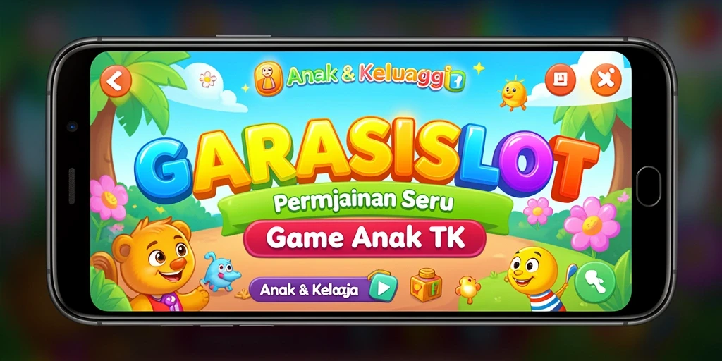 Tampilan antarmuka menarik dan berwarna-warni dari GARASISLOT.