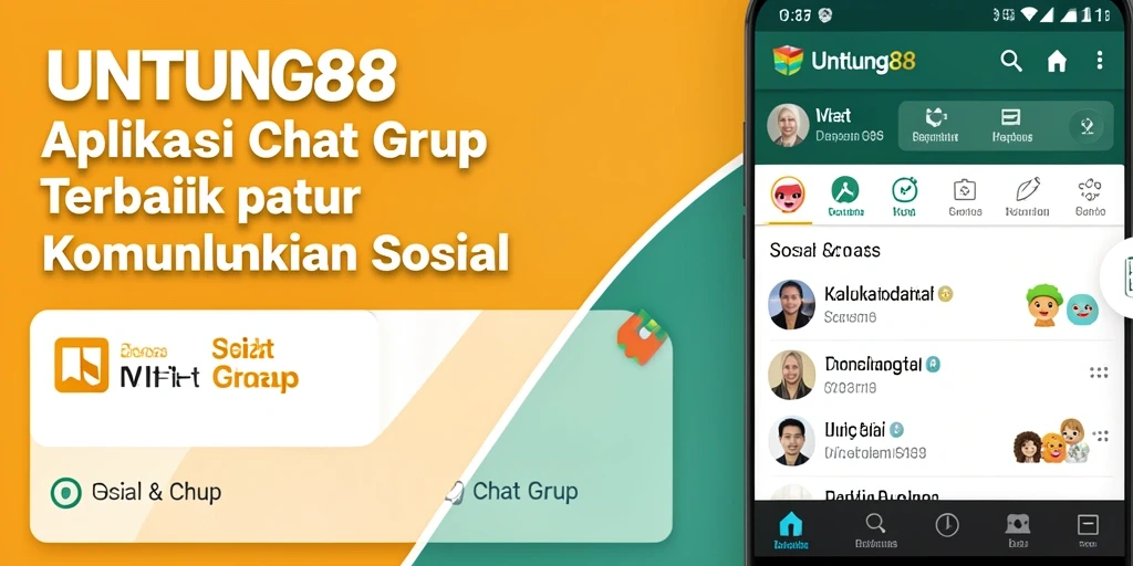 Tampilan antarmuka UNTUNG88 yang menarik dan fungsional untuk Chat Grup.