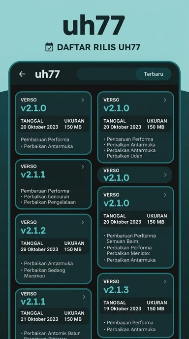 Riwayat Versi APK uh77 untuk Pengguna Android